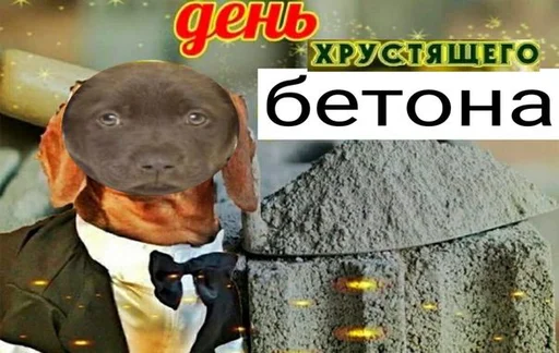🥒 Стикер «С днем ...» для Telegram
