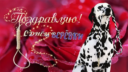 🧵 Стикер «С днем 2 ...» для Telegram
