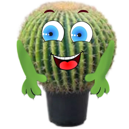 Стикерпак cactus для Telegram