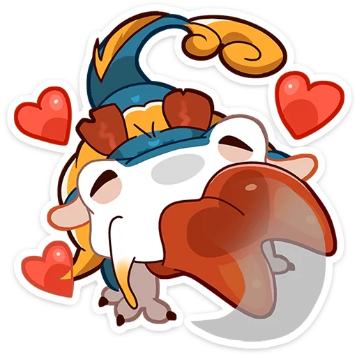 ❤️ Стикер «Итоги недели стикеров вк» для Telegram