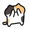 🫣 Эмодзи «calico cat» для Telegram