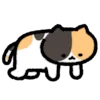 😫 Эмодзи «calico cat» для Telegram