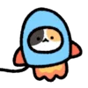 🚀 Эмодзи «calico cat» для Telegram