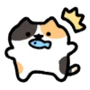 😋 Эмодзи «calico cat» для Telegram