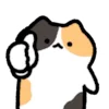 👍 Эмодзи «calico cat» для Telegram