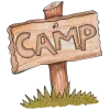 🤩 Эмодзи «Camping» для Telegram