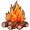 🤩 Эмодзи «Camping» для Telegram