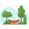🤩 Эмодзи «Camping» для Telegram