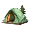 🤩 Эмодзи «Camping» для Telegram