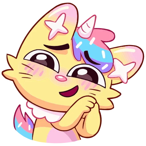 ☺️ Эмодзи «Кэнди Кэт» для Telegram