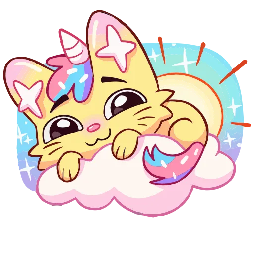 😌 Эмодзи «Кэнди Кэт» для Telegram