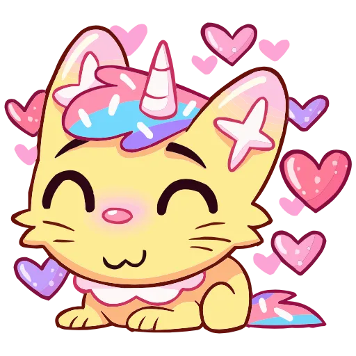 🥰 Эмодзи «Кэнди Кэт» для Telegram