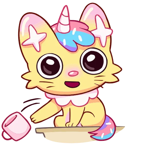 😃 Эмодзи «Кэнди Кэт» для Telegram