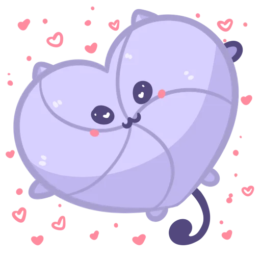 ❤️ Стикер «Candy Kitty» для Telegram