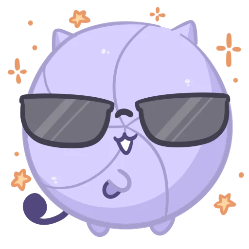 😎 Стикер «Candy Kitty» для Telegram