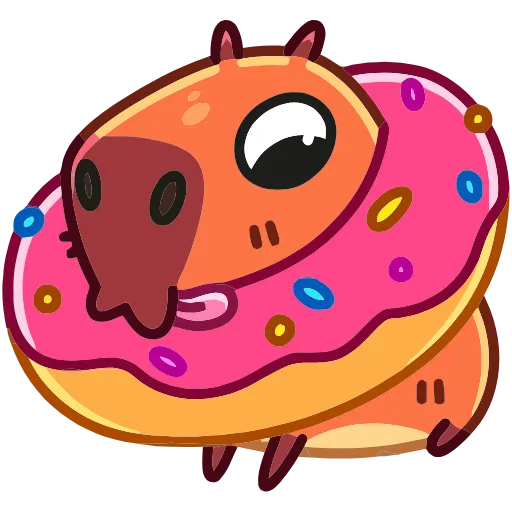 🍩 Эмодзи «Нежная Пиби» для Telegram