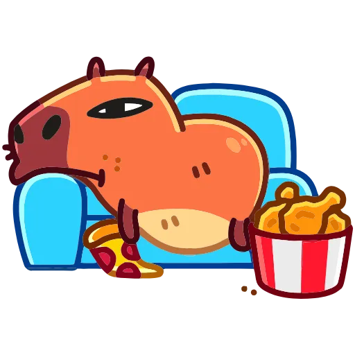 🍕 Эмодзи «Нежная Пиби» для Telegram