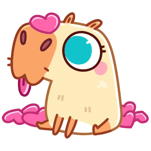 🤩 Эмодзи «Нежная Пиби» для Telegram