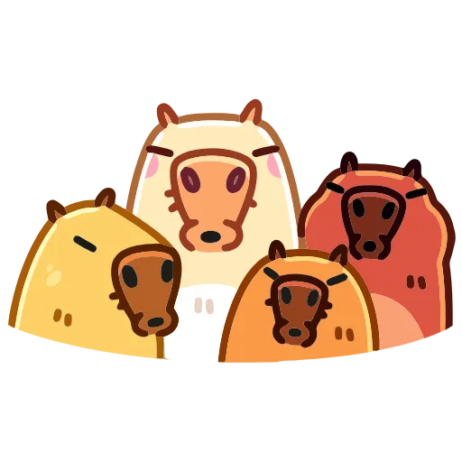 😱 Эмодзи «Нежная Пиби» для Telegram