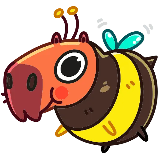 🐝 Эмодзи «Нежная Пиби» для Telegram