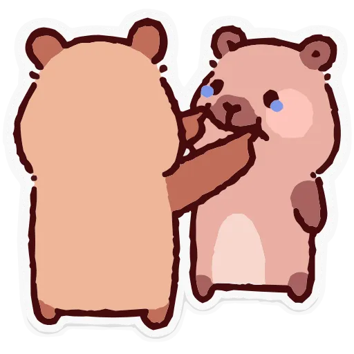 ☹️ Эмодзи «Капипарочка» для Telegram