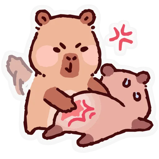🥺 Эмодзи «Капипарочка» для Telegram