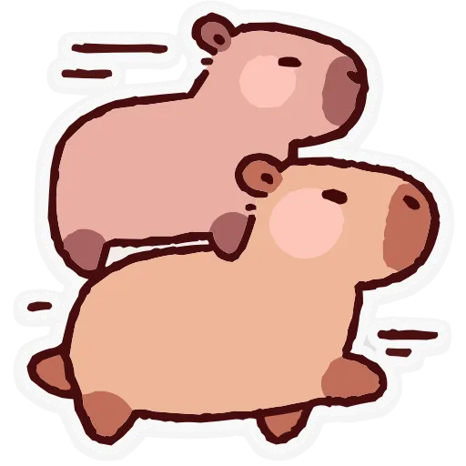 🏃‍♂️ Эмодзи «Капипарочка» для Telegram