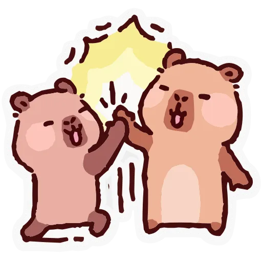 🤝 Эмодзи «Капипарочка» для Telegram