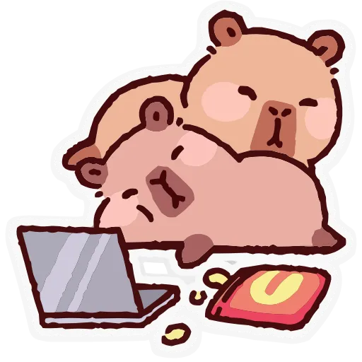 👨‍💻 Эмодзи «Капипарочка» для Telegram