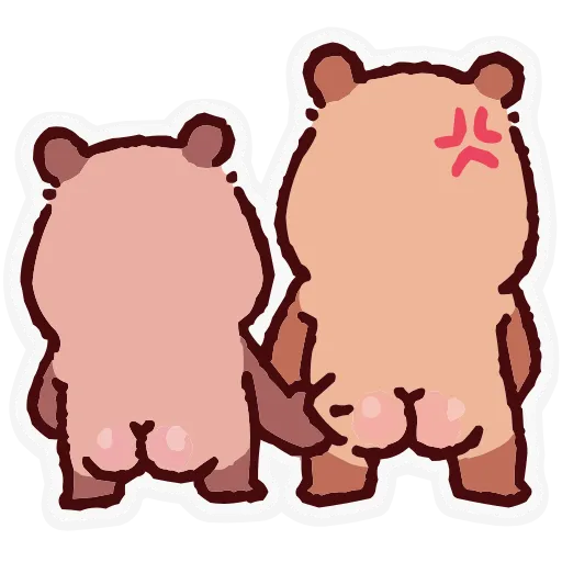 🍑 Эмодзи «Капипарочка» для Telegram
