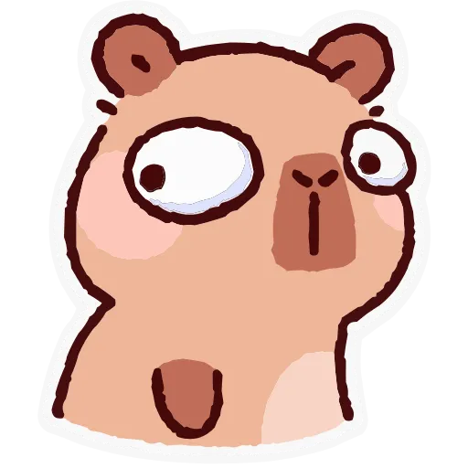 😳 Эмодзи «Капипарочка» для Telegram