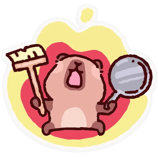 🍳 Эмодзи «Капипарочка» для Telegram