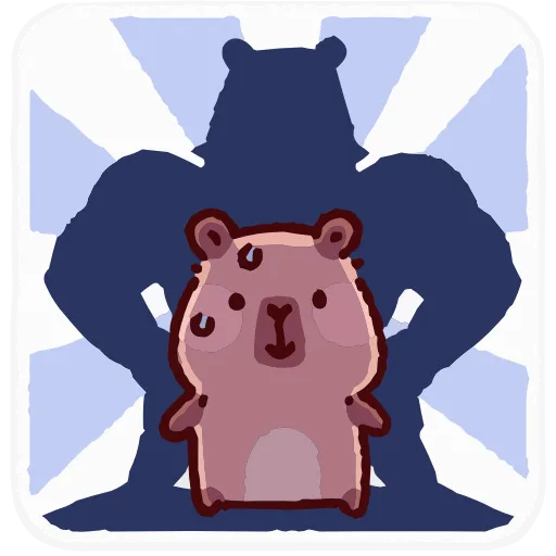 💪 Эмодзи «Капипарочка» для Telegram