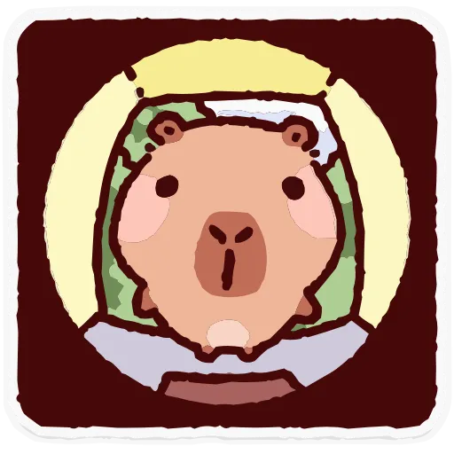 😮 Эмодзи «Капипарочка» для Telegram