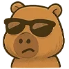 😎 Эмодзи «🥰 Набор эмоджи с капибарой» для Telegram