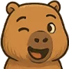 😜 Эмодзи «🥰 Набор эмоджи с капибарой» для Telegram