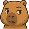 🤨 Эмодзи «🥰 Набор эмоджи с капибарой» для Telegram