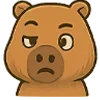 🙂‍↕️ Эмодзи «🥰 Набор эмоджи с капибарой» для Telegram