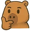 🤔 Эмодзи «🥰 Набор эмоджи с капибарой» для Telegram