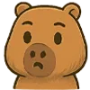 😟 Эмодзи «🥰 Набор эмоджи с капибарой» для Telegram