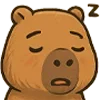 😴 Эмодзи «🥰 Набор эмоджи с капибарой» для Telegram