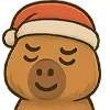 🎄 Эмодзи «🥰 Набор эмоджи с капибарой» для Telegram