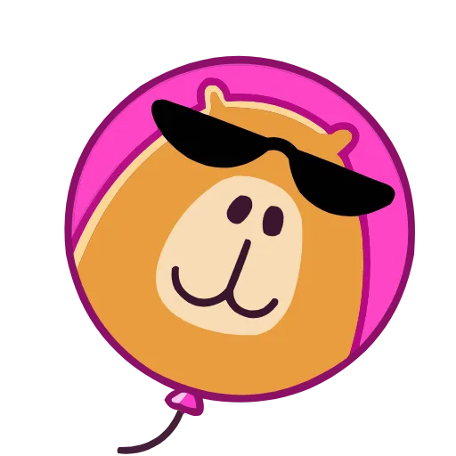😎 Эмодзи «Капибара-клипер» для Telegram
