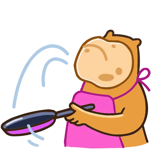 🍳 Эмодзи «Капибара-клипер» для Telegram