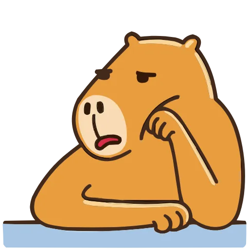 😮‍💨 Эмодзи «Капибара-клипер» для Telegram