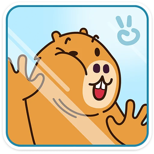 ⭐ Стикер «Капибара-клипер» для Telegram