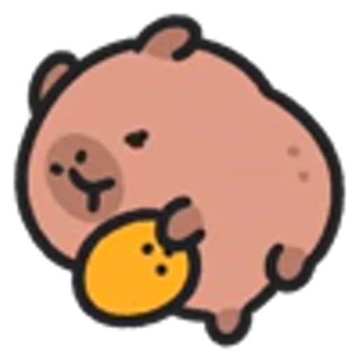 😴 Эмодзи «Капибара» для Telegram