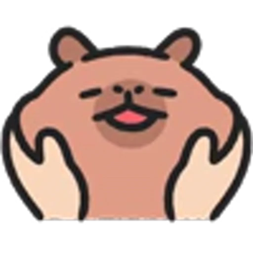 ☺️ Эмодзи «Капибара» для Telegram