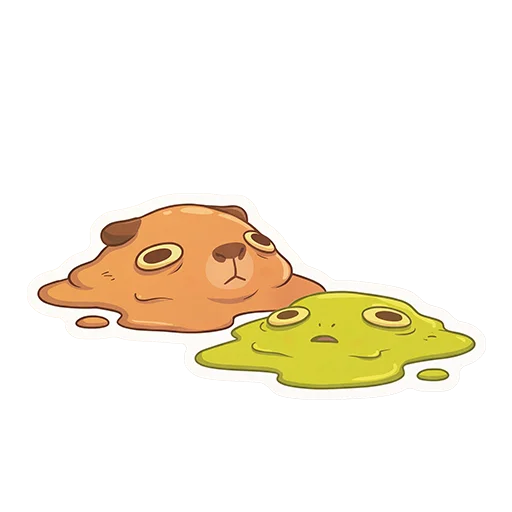 🥵 Стикер «Capybara Comics» для Telegram