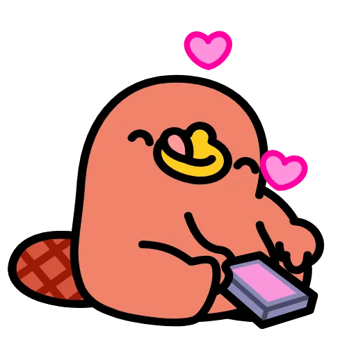 ❤️ Эмодзи «Утконос Карл» для Telegram